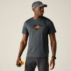 Regatta Fingal Slogan Férfi póló kék