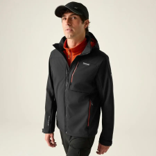 Regatta Hewitts Férfi softshell kabát fekete férfi kabát, dzseki