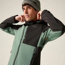 Regatta Hewitts Férfi softshell kabát zöld