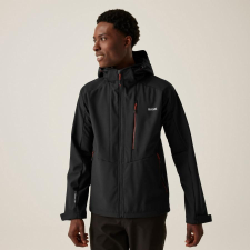 Regatta Hewitts X Férfi softshell kabát 10.000 mm vízálló fekete férfi kabát, dzseki