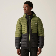 Regatta HoodedLeedreHybrd Férfi steppelt kabát zöld férfi kabát, dzseki