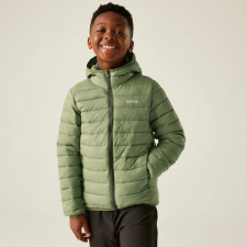 Regatta JnrHoodedMarizion Gyerek könnyû steppelt kabát zöld gyerek kabát, dzseki
