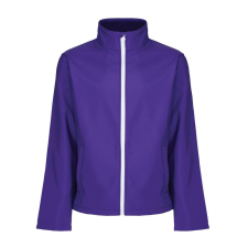 Regatta két rétegű, vízlepergető férfi softshell dzseki, RETRA628, Vibrant Purple/Black-2XL női dzseki, kabát