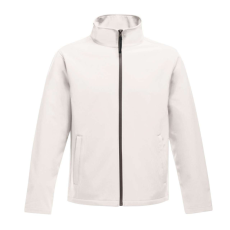 Regatta két rétegű, vízlepergető férfi softshell dzseki, RETRA628, White/Light Steel-S