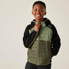 Regatta Kielder Hybrid IX Gyerek könnyû steppelt kabát zöld gyerek kabát, dzseki