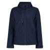 Regatta levehető kapucnis, 3 rétegű férfi softshell kabát, RETRA701, Navy/Navy-L
