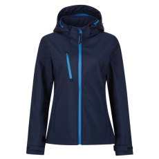 Regatta levehető kapucnis, 3 rétegű Női softshell dzseki, RETRA702, Navy/French Blue-18