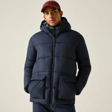 Regatta Marek Short Férfi steppelt télikabát kék