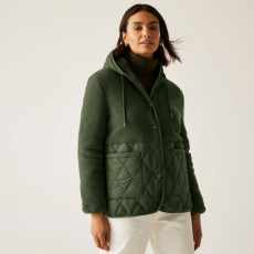 Regatta Mikayla Női bélelt polárkabát zöld