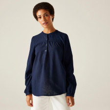 Regatta Natine Női pamut-len blúz kék blúz