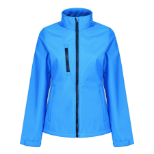 Regatta Női 3 rétegű vízlepergető softshell dzseki, RETRA613, French Blue/Navy-10 női dzseki, kabát