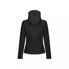 Regatta Női kabát Regatta RETRA702 Women'S venturer 3 Layer Hooded printable Softshell Jacket -12, Black/Black