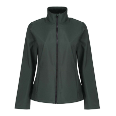 Regatta Női két rétegű, vízlepergető softshell dzseki, RETRA629, Dk Spruce/Black-M