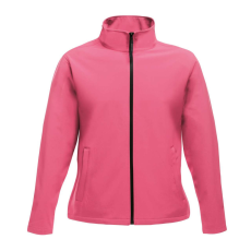 Regatta Női két rétegű, vízlepergető softshell dzseki, RETRA629, Hot Pink/Black-M
