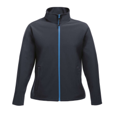 Regatta Női két rétegű, vízlepergető softshell dzseki, RETRA629, Navy/French Blue-M