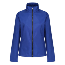 Regatta Női két rétegű, vízlepergető softshell dzseki, RETRA629, New Royal/Black-3XL