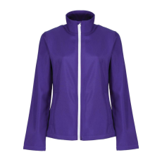 Regatta Női két rétegű, vízlepergető softshell dzseki, RETRA629, Vibrant Purple/Black-3XL