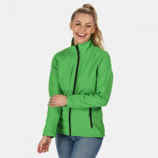 Regatta Női Regatta RETRA689 Women&#039;S Octagon Ii printable 3 Layer Membrane Softshell -S, Extreme Green/Black női dzseki, kabát