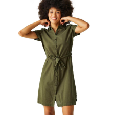 Regatta Rema Női pamut-len ruha zöld női ruha