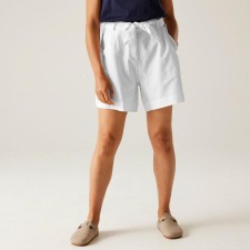 Regatta Sabela Shorts ll Női pamut-len rövidnadrág fehér női rövidnadrág