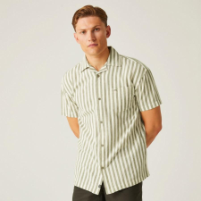 Regatta ShoreBayShirt II Férfi pamut len ing zöld férfi ing
