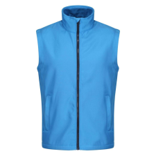 Regatta sztreccses férfi softshell mellény, RETRA844, French Blue/Navy-3XL munkaruha