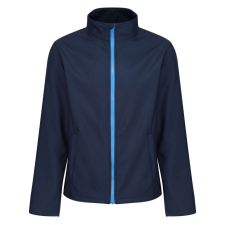 Regatta unisex softshell dzseki, RETRA728, Navy/French Blue-XL női dzseki, kabát