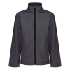 Regatta unisex softshell dzseki, RETRA728, Seal Grey/Black-2XL