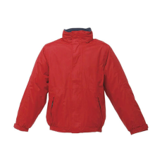 Regatta Uniszex Kabát Kapucnis Regatta Dover Jacket -3XL, Klasszikus Piros/Sötétkék