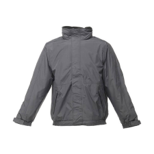 Regatta Uniszex Kabát Kapucnis Regatta Dover Jacket -3XL, Seal Szürke/Fekete női dzseki, kabát