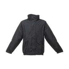 Regatta Uniszex Kabát Kapucnis Regatta Dover Jacket -4XL, Fekete/Hamu női dzseki, kabát