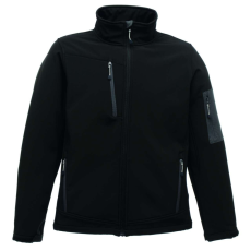 Regatta vízálló és lélegző 3 rétegű szövött softshell dzseki, RETRA674, Black/Seal Grey-L