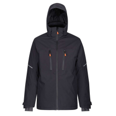 Regatta vízálló légáteresztő rejtett kapucnis kabát, RETRA208, Grey/Black-S