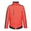 Regatta vízálló, szigetelt, rejtett kapucnis férfi kabát, RETRA312, Classic Red/Black-4XL