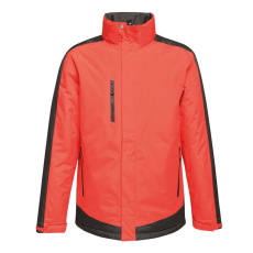 Regatta vízálló, szigetelt, rejtett kapucnis férfi kabát, RETRA312, Classic Red/Black-M