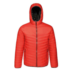 Regatta vízlepergető steppelt könnyű kapucnis dzseki, RETRA420, Classic Red/Black-XS