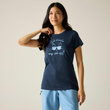 Regatta WnsFingalSgn Női gyorsan száradó felső kék női póló