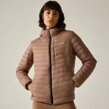 Regatta Womens Lightfell Női bélelt steppelt kabát barna női dzseki, kabát