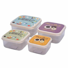  Reggeliző doboz szett 4+4 darab konyhai eszköz