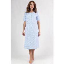 Regina Anitta pamut hálóing, kék, hosszú 4XL hálóing, pizsama