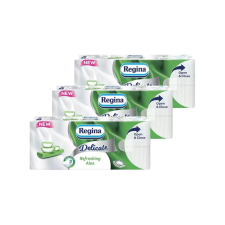 Regina Delicate Refreshing Aloe papír zsebkendő 3 rétegű (3x90 db) higiéniai papíráru