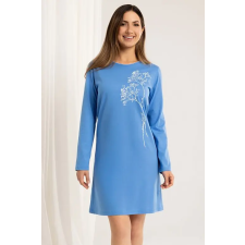 Regina Sometimes hálóing, kék, hosszú ujjú 3XL hálóing, pizsama