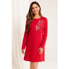 Regina Sometimes hálóing, piros, hosszú ujjú L