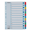 Regiszter ESSELTE Mylar A/4 karton 1-12