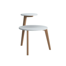  Rego dohányzóasztal, Fehér, 50 x 62 cm bútor