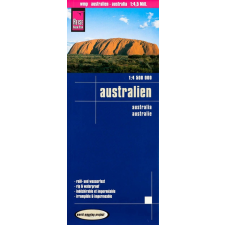 Reise Know-How Ausztrália térkép Reise 1:4 000 000 térkép