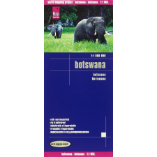 Reise Know-How Botswana térkép Reise 2014 1:1 000 000 térkép
