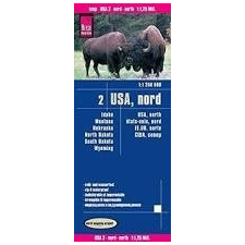 Reise Know-How USA 2. Nord-USA térkép Reise 1:250 000 térkép