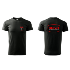 Reiva Póló 100% pamut Fekete 2XL horgászkiegészítő