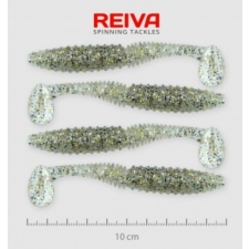 Reiva Zander Power Shad 10cm 4db/cs /Ezüst-Flitter/ (9901-107) csali